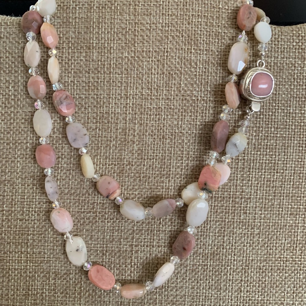 1strabd if genuine opal with opal sterling clasp